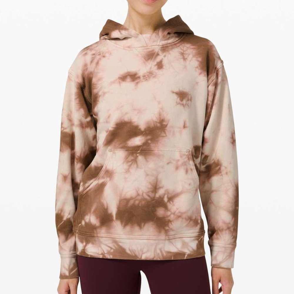 Lululemon All Yours Hoodie Earth Dye Clay size 10